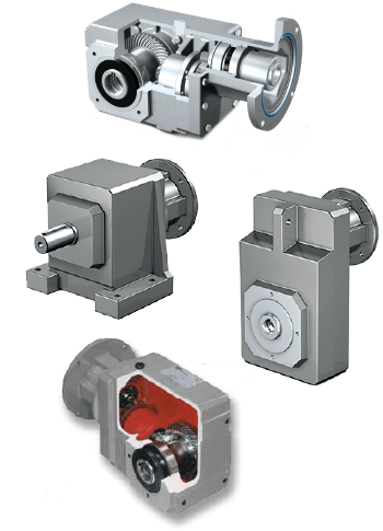 Reductores de velocidad, 95% de eficiencia, de engranes helicoidales, colineales y a 90&ordm;, disponibles para la industria alimenticia y de las bebidas